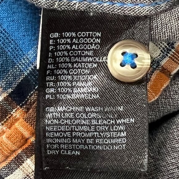 The North Face Button Up Shirt Men Medium Bagley Plaid Short Sleeve‎ Gorpcore - Picture 4 of 6